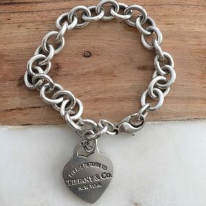 Authentic Tiffany & Co  Heart Tag Bracelet