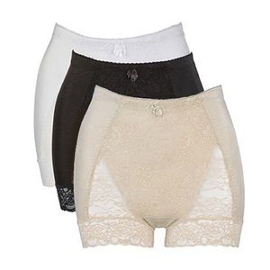 Rhonda Shear 3-pack Tummy Control Panty- XS/M/L/XL