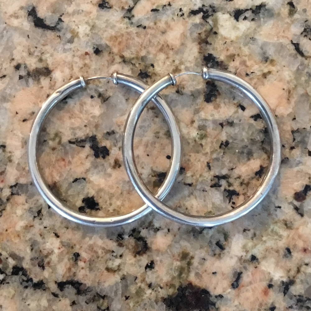 Sterling Silver Hoops