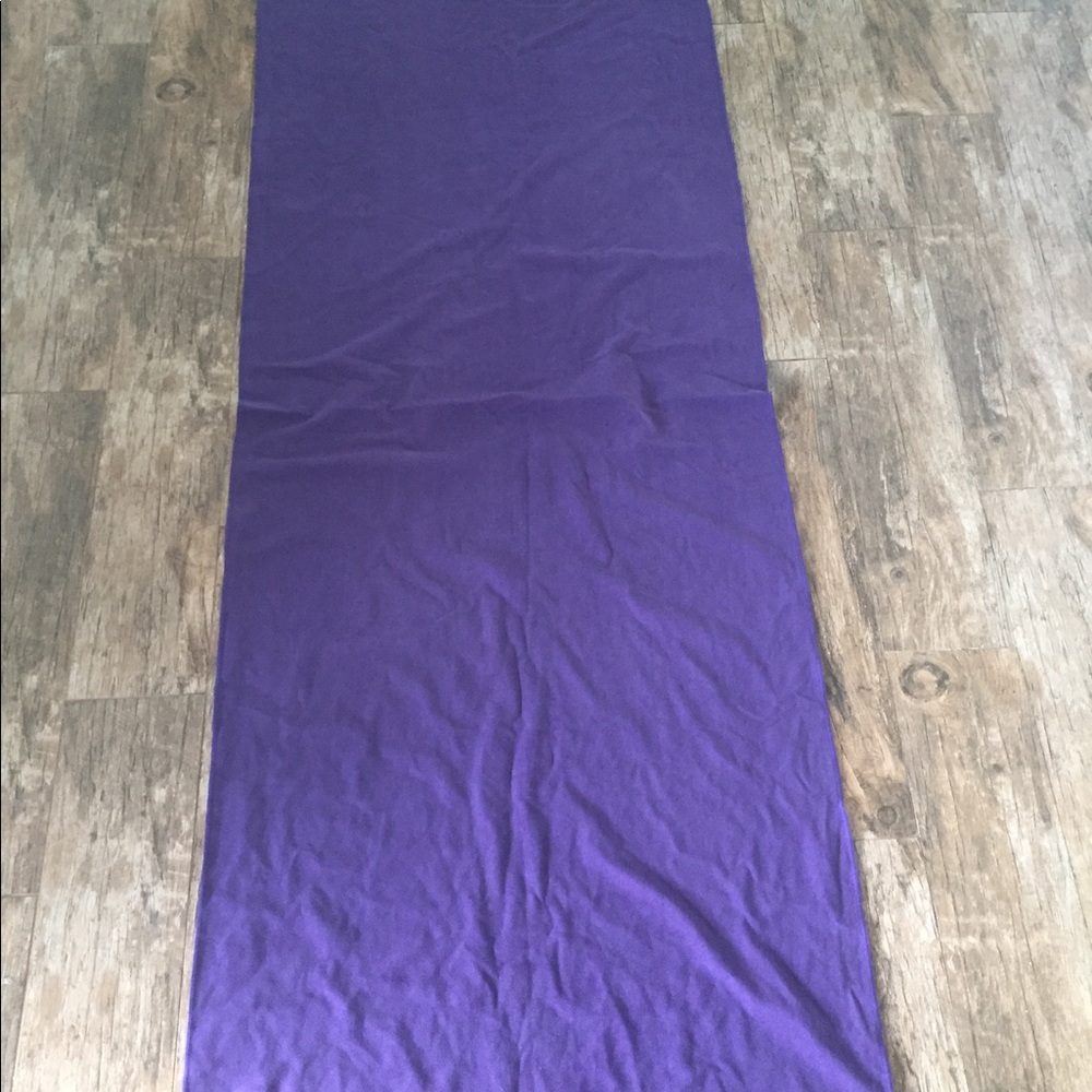 Manduka yogi mat towel in dark purple