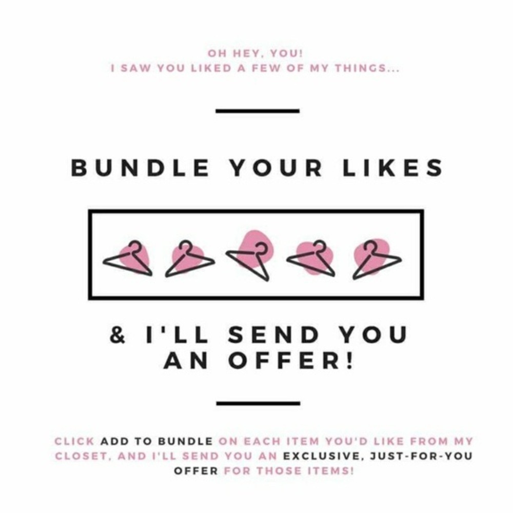 💗Bundle your likes, to receive a special offer💗