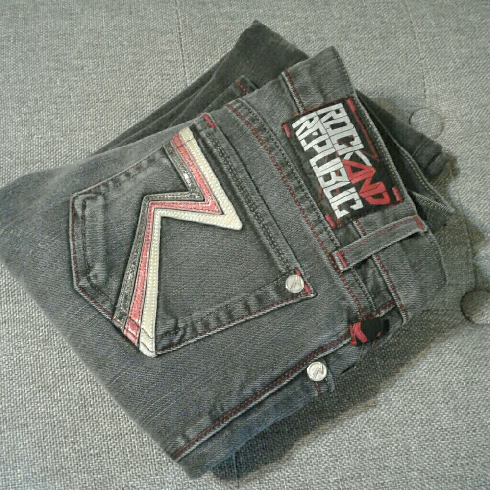 Grey Rock & Republic Jeans