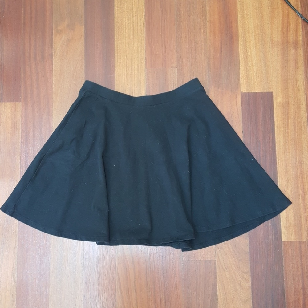 Forever 21 Black Skater Skirt