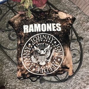 Custom made Ramones Distressed Tee