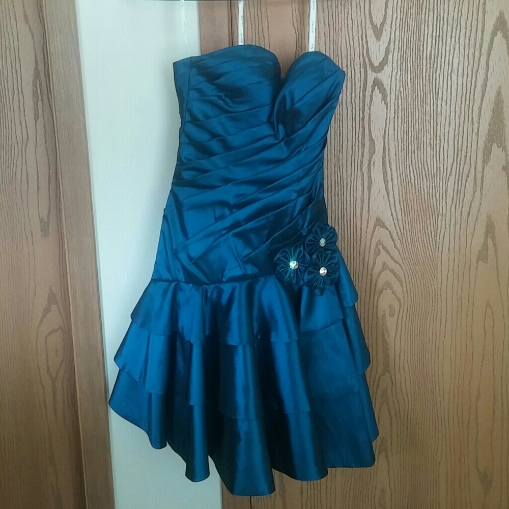 Cirelian blue semi formal dress