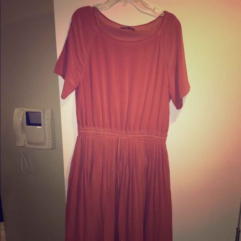 Ombré dress and Madewell dress