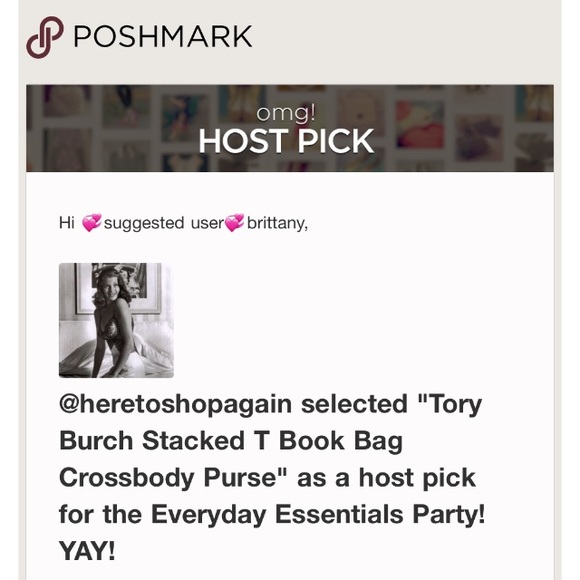 🎉HP8/3&9/21🎉Tory Burch Stacked T Crossbody Purse - Picture 8 of 8