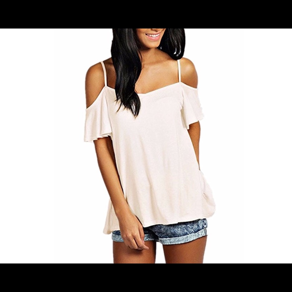 Off the shoulder Zanzea shirt. ☀️🌴