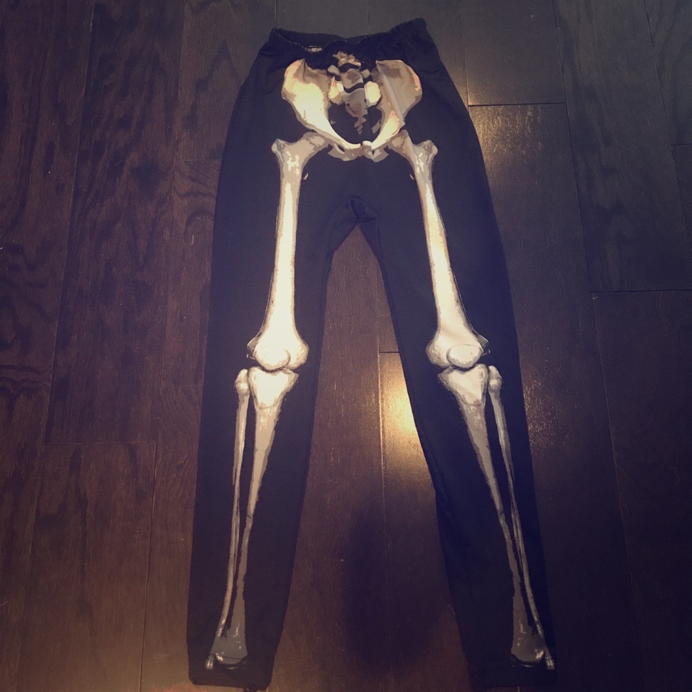 ‼️SOLD ‼️ Skelton Leggings