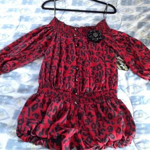 FOREVER 21 Off the shoulder romper