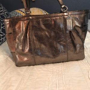 Coach tote with coin purse