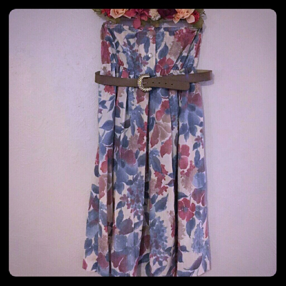 Vintage floral dress