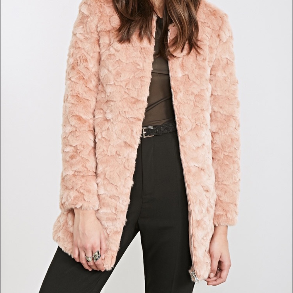 Forever 21 Black Label Fur Coat