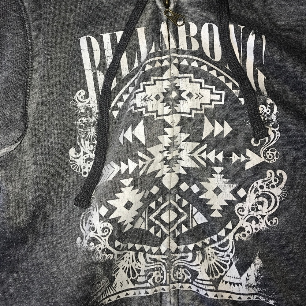 Billabong zip up- size small