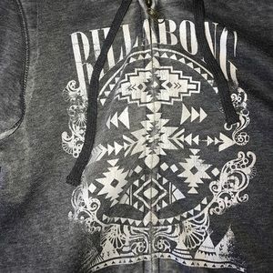 Billabong zip up- size small