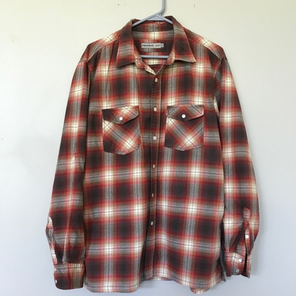 Paper Denim & Cloth Other - Long sleeve button down flannel shirt