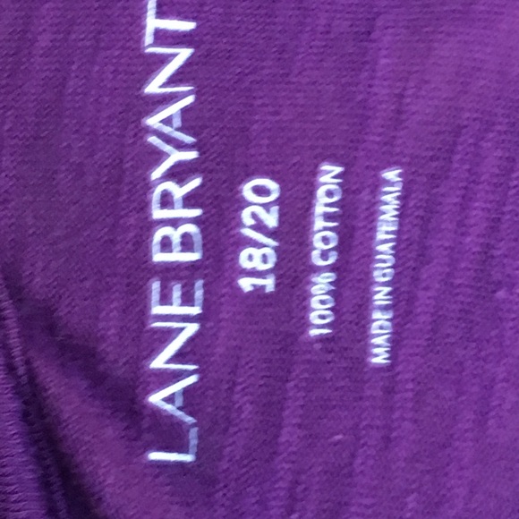 Lane Bryant Ruched side tee. Size 18/20 NWOT - Picture 4 of 4