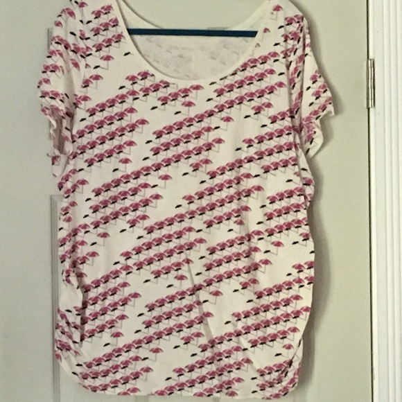 Lane Bryant Ruched side tee. Size 18/20 NWOT - Picture 2 of 4