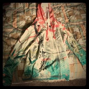 Chinese tropical sweatshirt