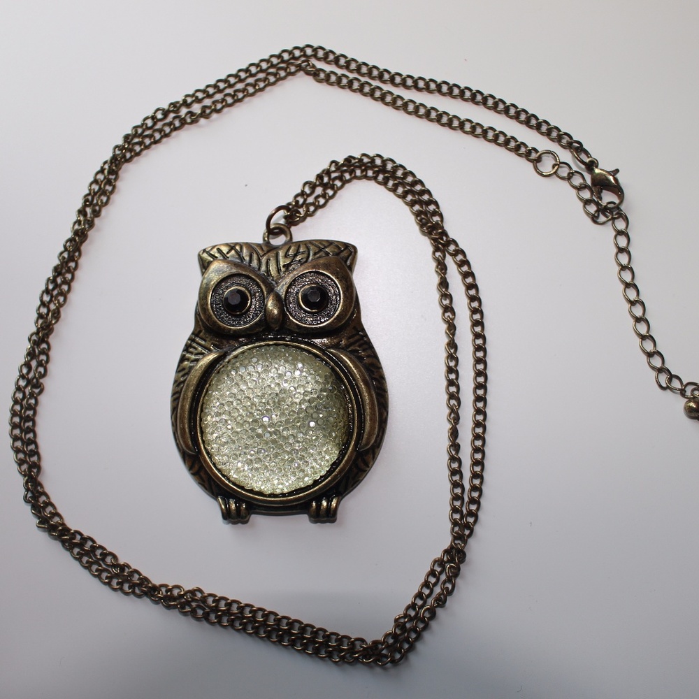 Long Owl Necklace
