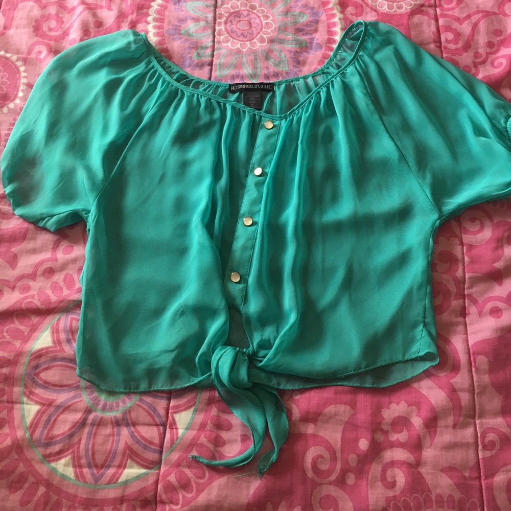 Sea Green Blouse