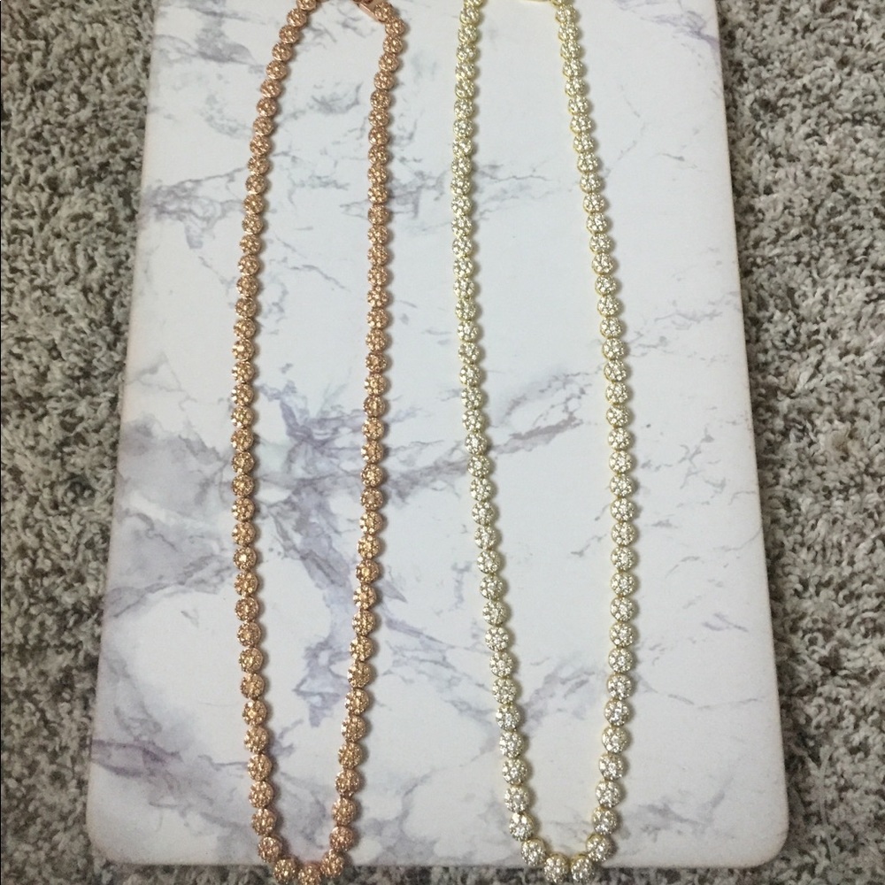 Bundle of fashion necklaces