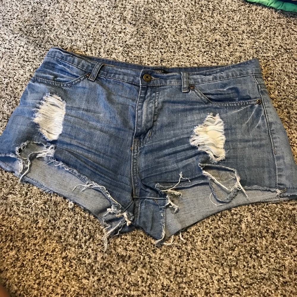 Jean shorts forever 21