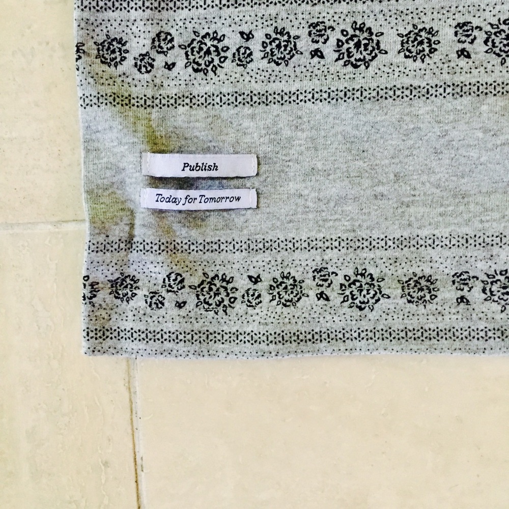 Publish Soft Cotton Rose Stripe T-Shirt - Picture 5 of 7