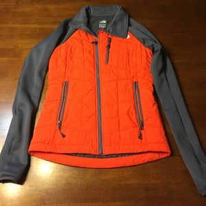 Orange North Face Zip