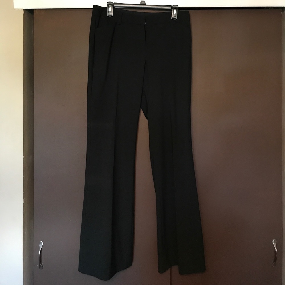 Tailored black slacks