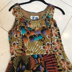 Pre Fall dress perfect for transition into fall.