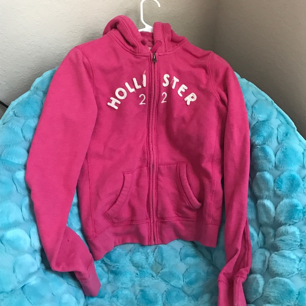 Pink Hollister jacket style