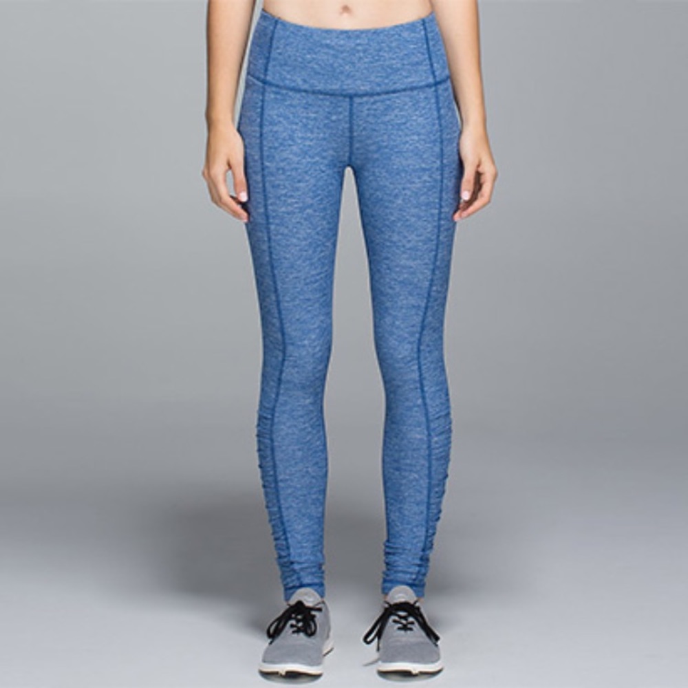 Lululemon Heather Blue Run Around Leggings