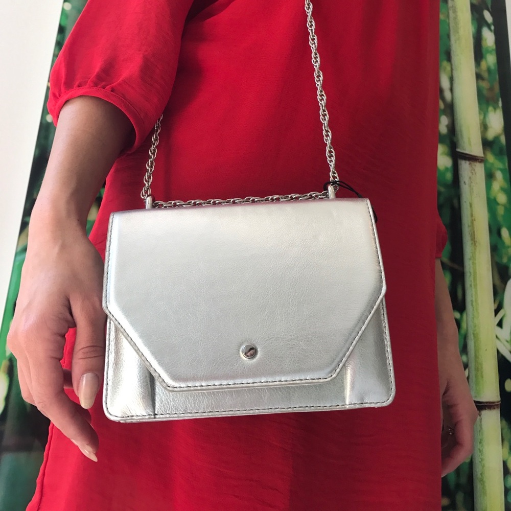 Banana Republic Silver Cross-body Bag
