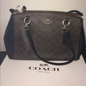 Coach signature Christie carryall NEW