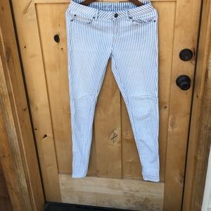 Articles of society skinny striped jeans