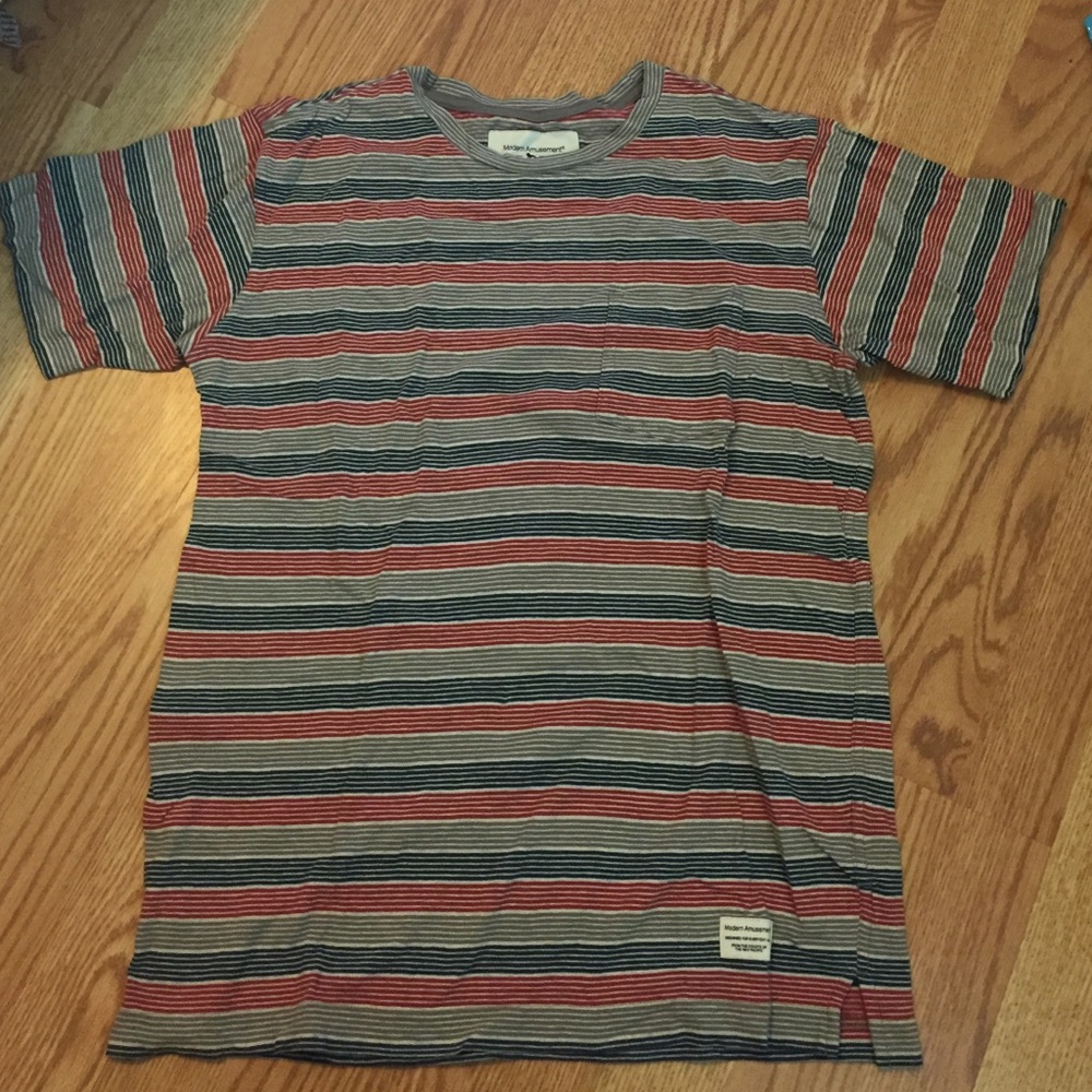 PACSUN Striped T-Shirt