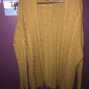 Cable knit cardigan!!