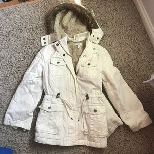 Ann Taylor Loft Fuzzy Jcaket