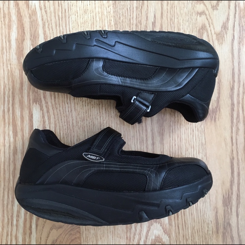 black mbt mary jane nursing platform rocking shoes