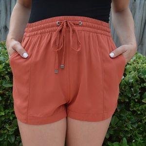 Orange Brown Shorts
