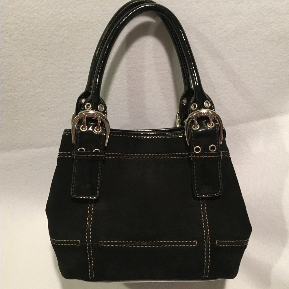 🍃 Tignanello SUEDE LEATHER Perfect 10 French Tote