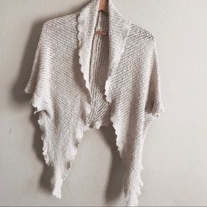Angel of the north Anthropologie Nysa Shawl  XS