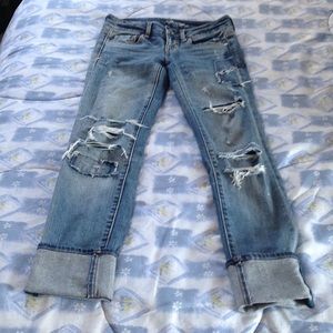 American Eagle destroyed jeans