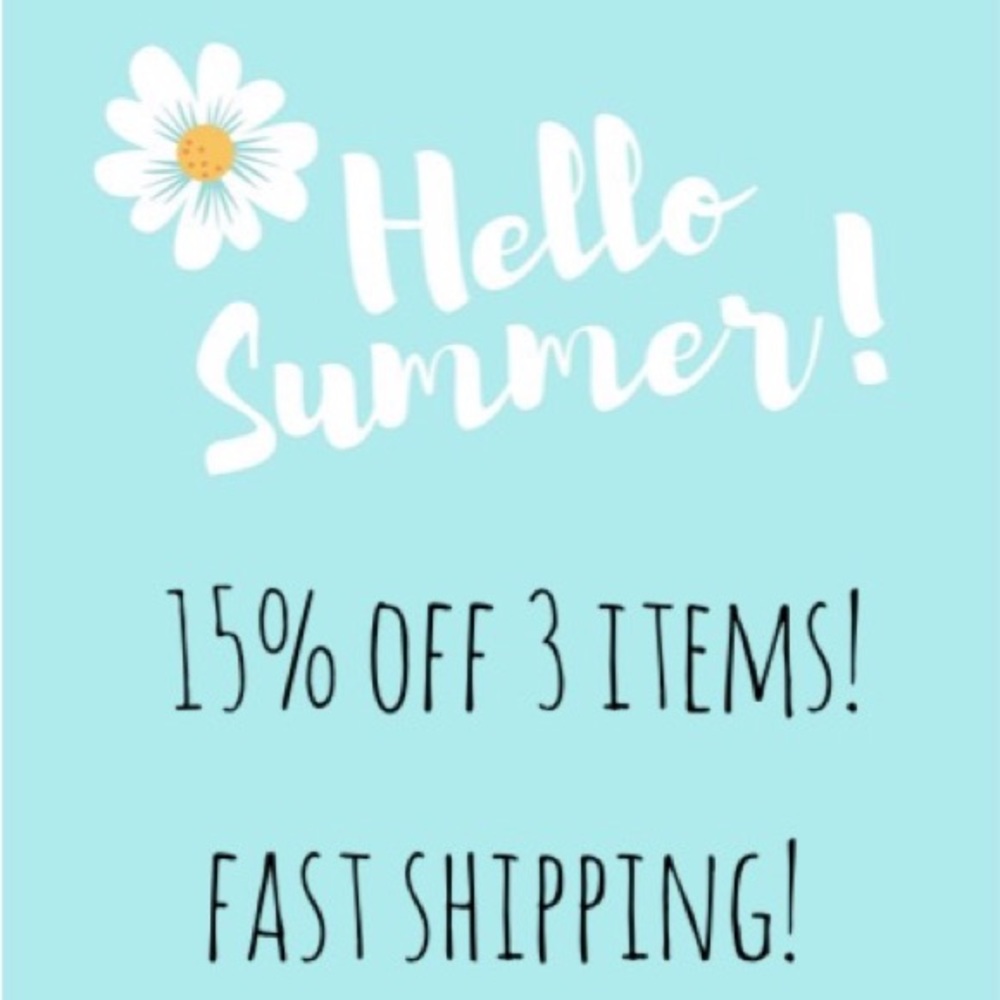 15% off 3 items !