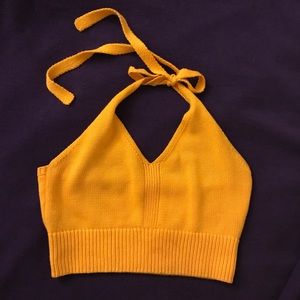 halter crop top