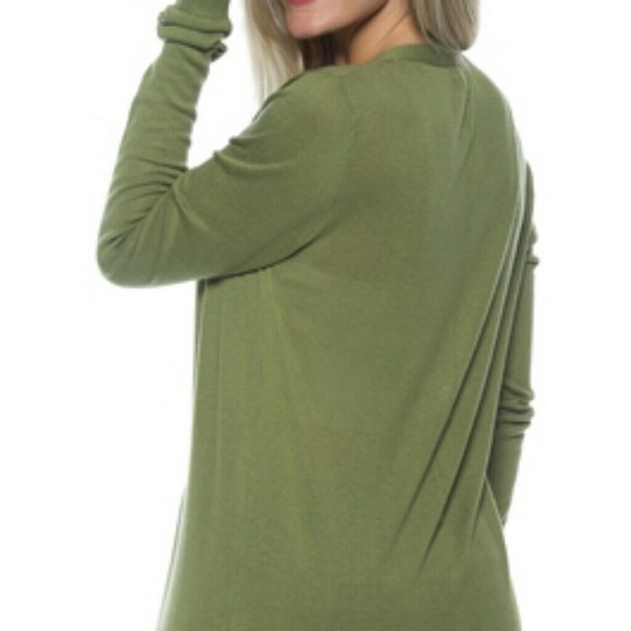 ❤LAST 1❤ SASSY GREEN DUSTER/CARDIGAN - Picture 4 of 4