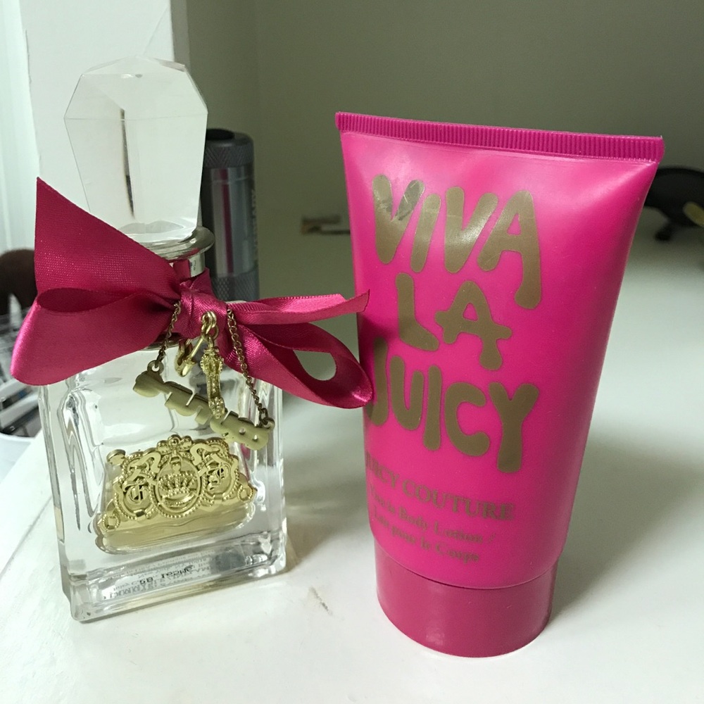 Juicy couture perfume and lotion