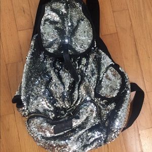 PINK reversible sequence backpack