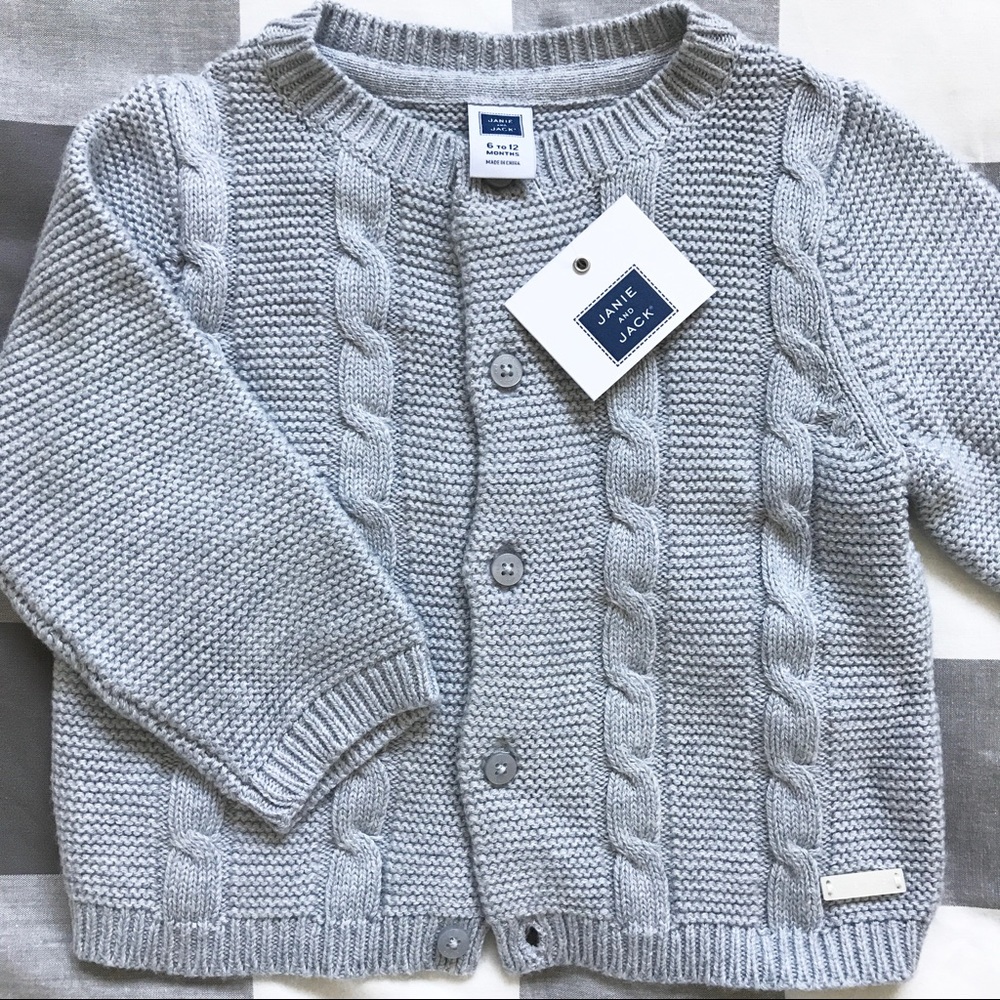 Janie and Jack baby cardigan , NWT